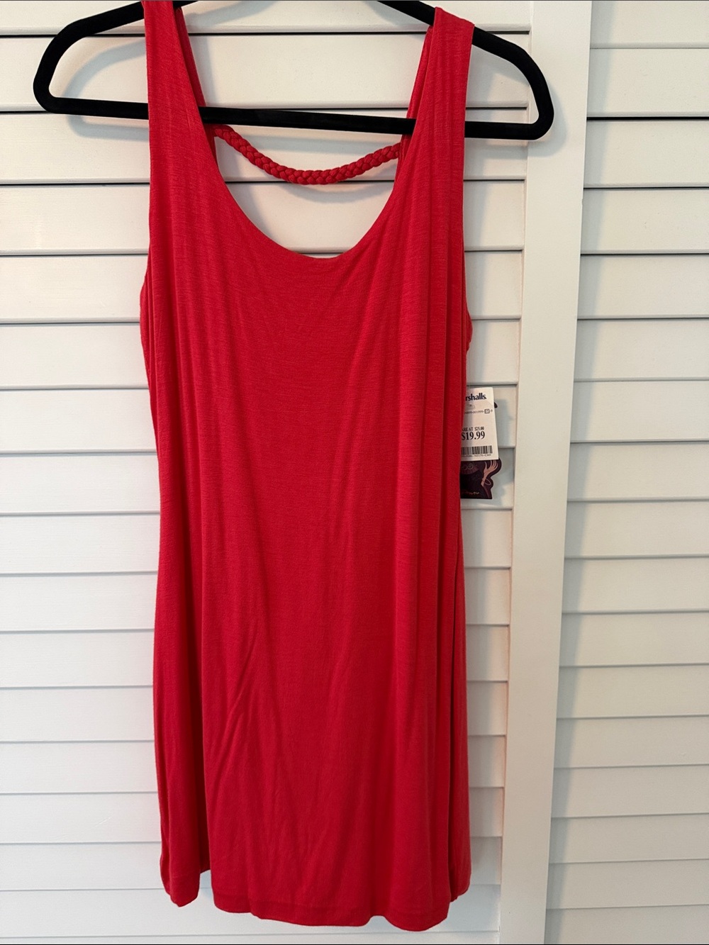 Soprano Braided Open-Back Sleeveless Mini Dress